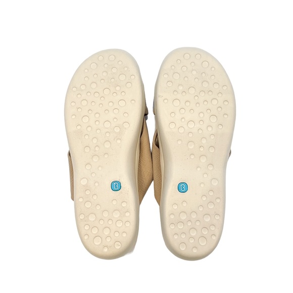 BZEES Promise Washable Slide Sandals - Simply Taupe - Size 6 M - Picture 5 of 6